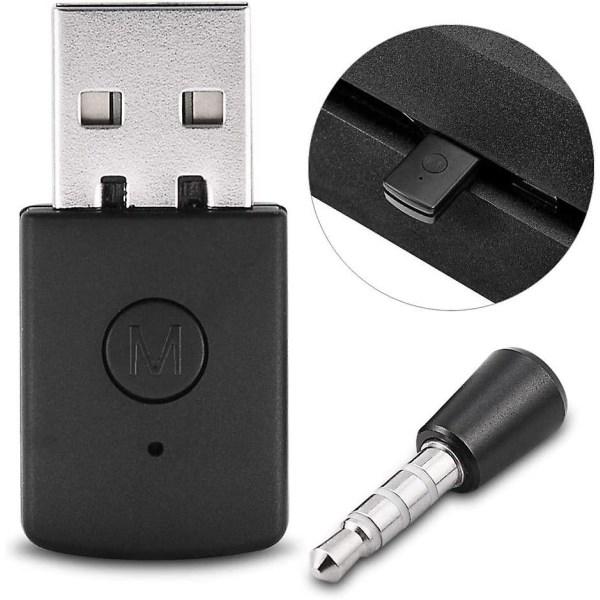 PS4 Bluetooth-adapter - Mini USB 4.0 Bluetooth-headsetadapter Mini trådlös mikrofon Bluetooth D svart