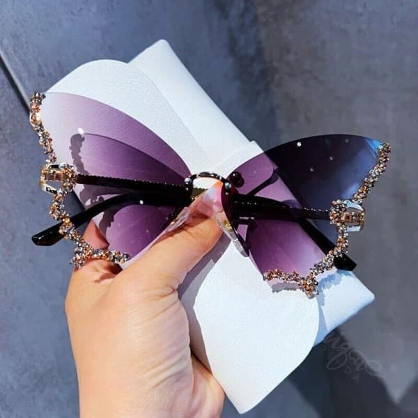 Butterfly Oversized Solbriller