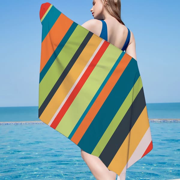 Badehåndklæde strandhåndklæde badehåndklæde badehåndklæde 160x80cm