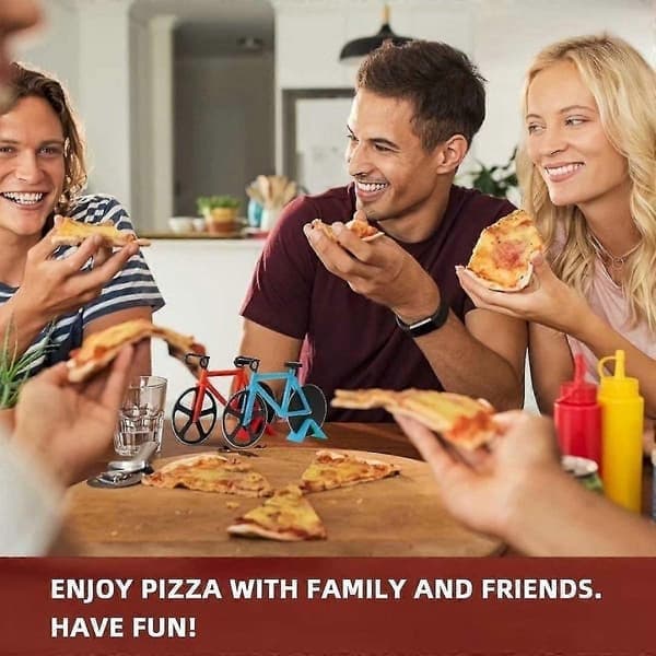 Cykelpizzaskärare - Cykelpizzaskärare i rostfritt stål