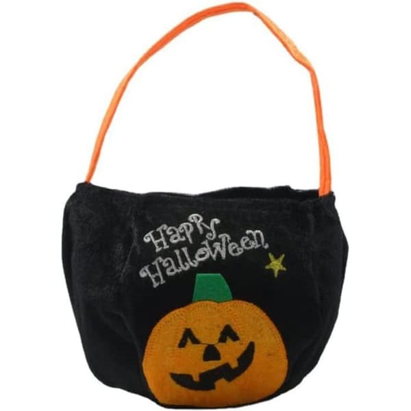 Halloween Godispåsar, Bus eller Godis-påsar, 2-pack Slitstarka Pumpapåsar för Barn