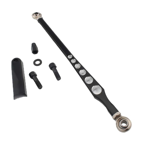 Moottorin vaihdevivun vivusto helppo asennus vaihdevipu Harley Road King musta 33,8 cm Black