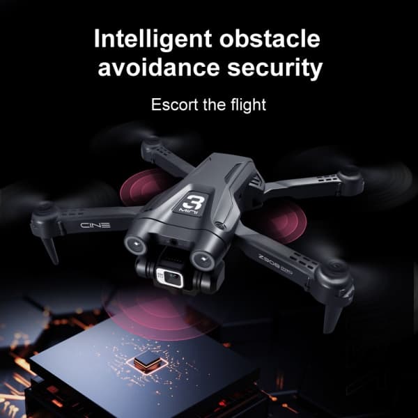 Z908 Pro 4K Drone Musta Musta