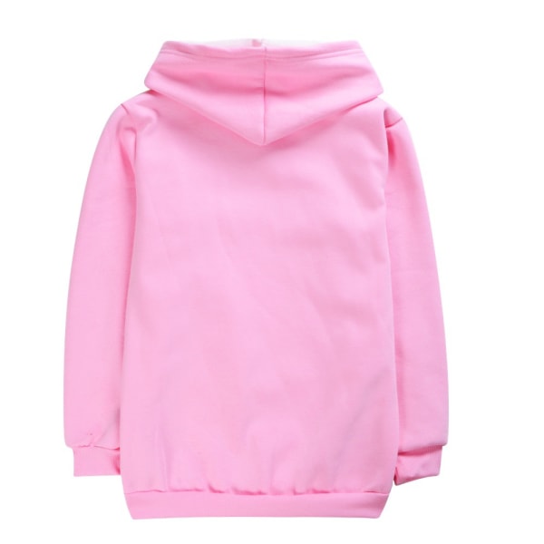 Barn Barbie Plysch Hoodies Casual Hooded Cosplay Cartoon Jacka pink 130cm