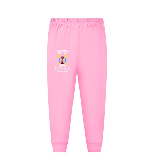 Stitch-dräkt Barn Flickor Hemkläder Långärmad Pyjamas Set pink 150cm