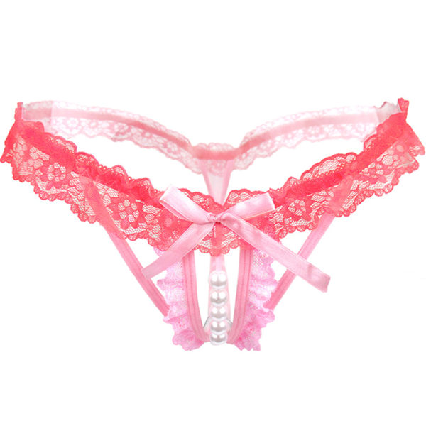 Damers Temptation Contrast Color Stringkalsonger med låg midja Pink One  size 6d23 | Pink | One size | Fyndiq