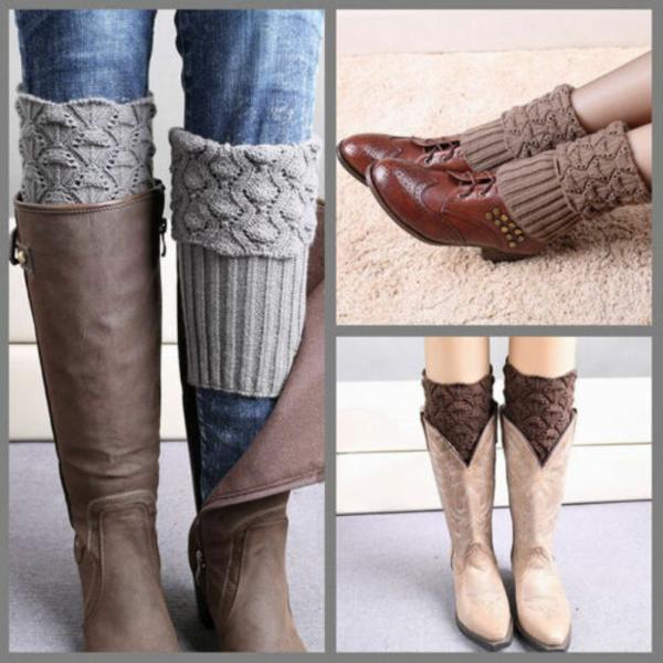 Dam Plain Boots Cuffs Shell Stickade Sockor Ben White
