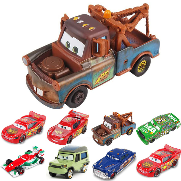 Bilar Bilar Leksaker Diecast Modellfordon Barn Pojkar Gåvor Front Tooth