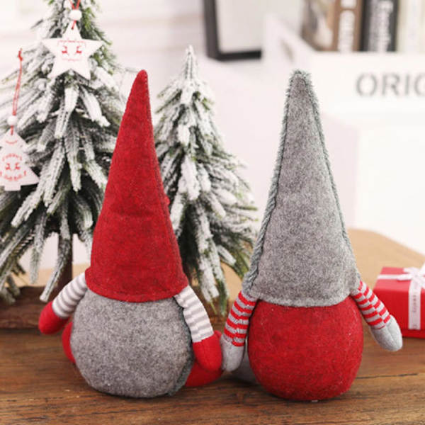 Jultomtedekorationer Faceless Jultomte Docka Heminredning grey