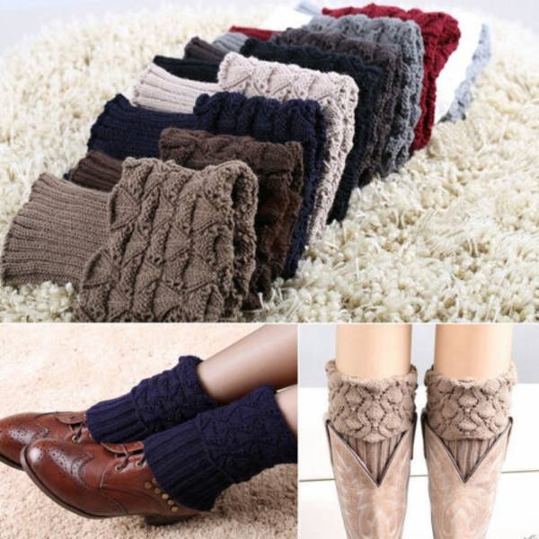 Dam Plain Boots Cuffs Shell Stickade Sockor Ben White