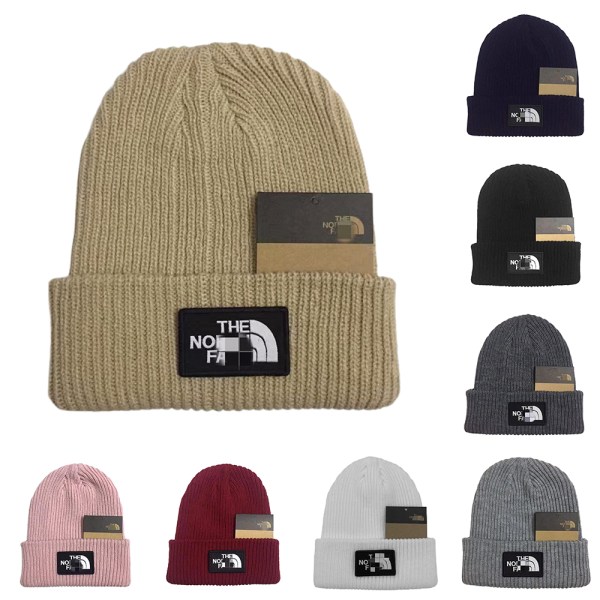 Dammössa Unisex för män, stickad mössa i stretchig, varm vinter cap Dark grey