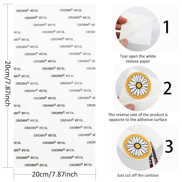 10 st Harry Potter DIY broderade lappar sy på/stryk på applikationer lagningslapp 10PCS