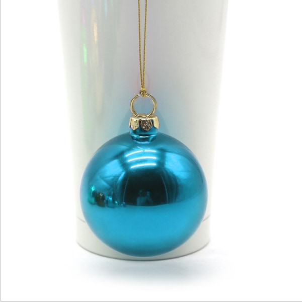 5 st julgransprydnader för transfertryck DIY-gåvor blue 5pcs