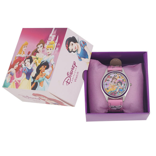 Barn pojkar flickor klocka barn anime tecknad film armband klocka födelsedagspresent Princess