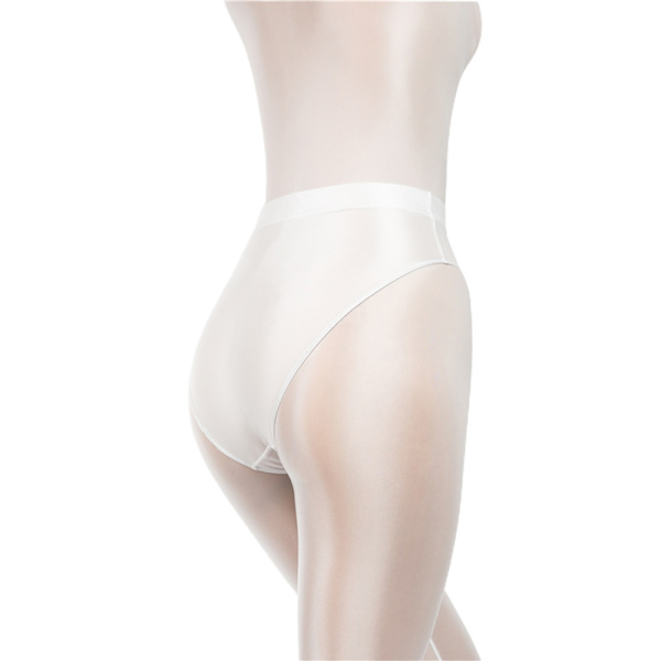 Kvinnor Silkeslen Blanka Satin Blanka Trosor Trosor Underkläder Trosor white M