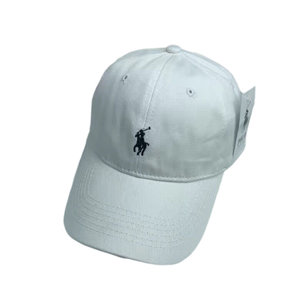 Het säljer polo keps herr dam baseboll unisex klassisk hatt present justerbar White