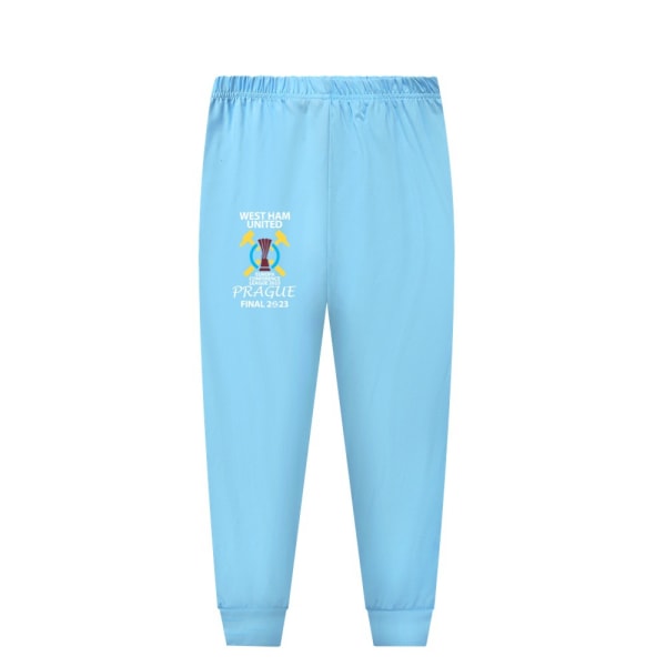 Stitch Kostym Barn Flickor Hemkläder Långärmad Pyjamas Set light blue 130cm