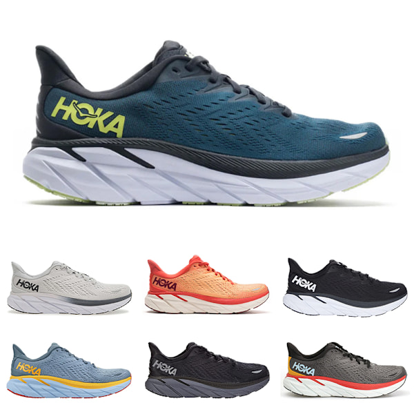 HOKA ONE ONE Clifton 8 Herrskor Låga Löparskor Sneakers #1 42.5