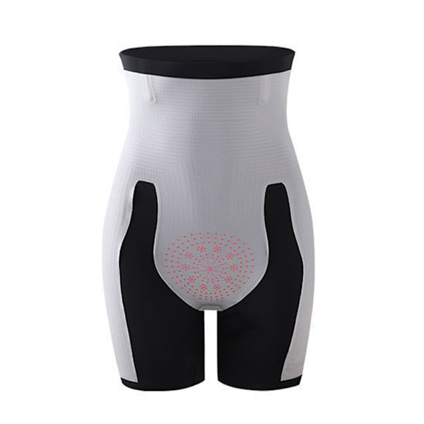 Kvinnor Hög Midja Tummy Control Byxor Fiber Restaurering Shaper Black 4XL