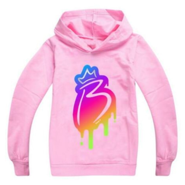 Royally B Kids Brianna's Merch Hoodie Jumper Hooded Pullover pink 150cm