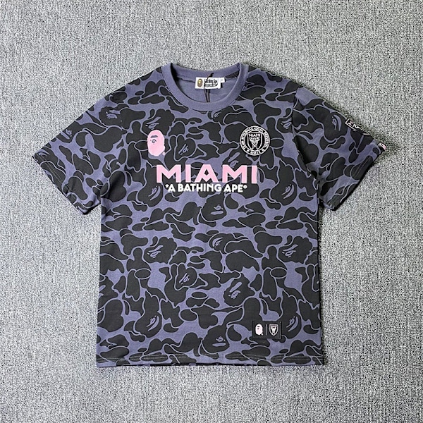 Miami Retro - Sport Fotbollströja Kortärmad T-shirt För Herr Black 2XL