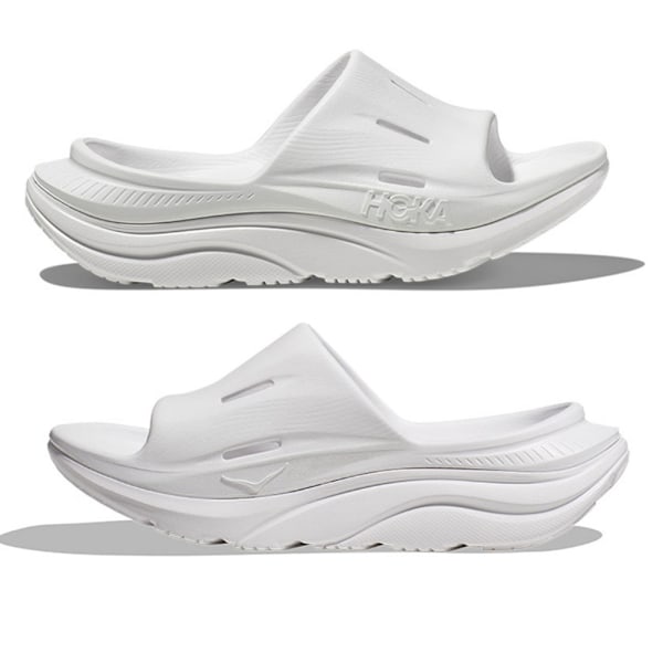 HOKAONE ONE Tofflor Unisex Ora Recovery Slide 3 Sandaler White 37