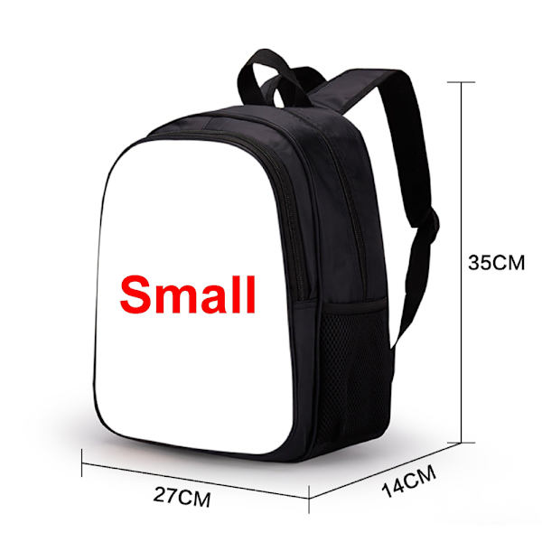 Barn Sonic The Hedgehog Pojke Flicka Ryggsäck Skolväska Ryggsäck Cartoon Bookbag Gåvor C S