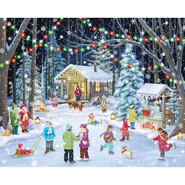 1000-bitars Julpussel Julpusslet Rensa Reindeer Snögubbe A