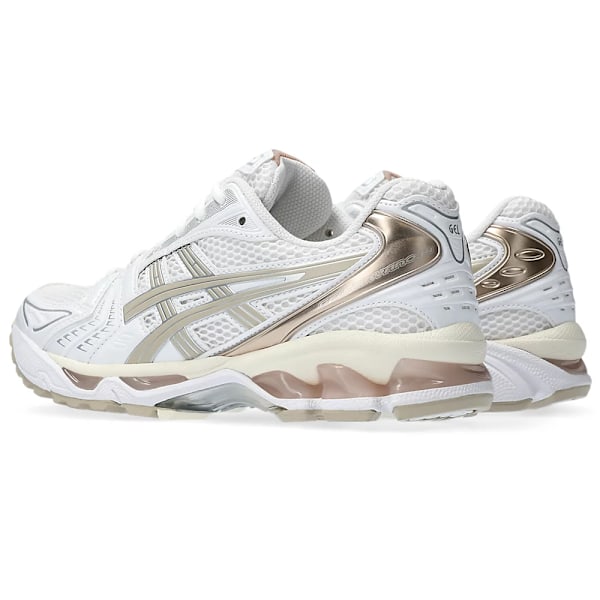 ASICS GEL-Kayano 14 Herrskor Lågprofil Löparskor för Asfalt White Khaki 36