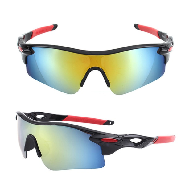 Cycling Polarized Sports Solglasögon Glasögon för män kvinnor Black Frame Gold Mercury