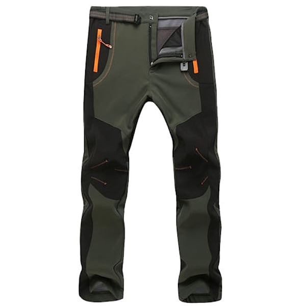 Herr Vinter Cargo Vandring Camping Jogging Byxor Mjuka Byxor army green S