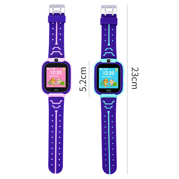 Smart Watch Kids pedagogiska leksaker 1,44 tums pekskärmskamera Videomusikspelare Pink