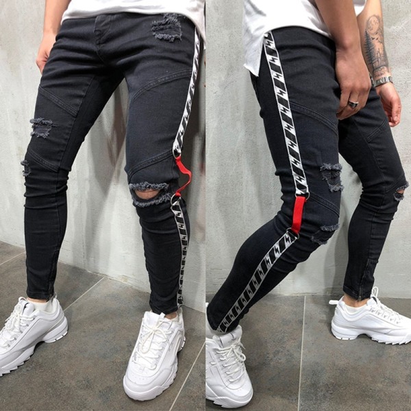 Herr Streetwear Skinny Pants Casual Side S