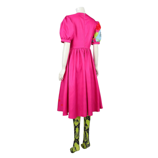 Film Barbie Cosplay Klänning Halloween Konstig Barbie Kostym S