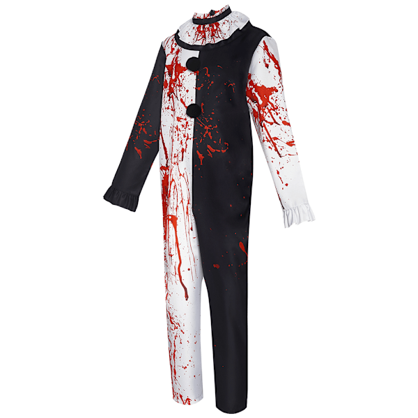 Cosplay Terrifier Clown Jumpsuit Kostym Cary Bodysuit Party Karneval Outfit Kläder Men M