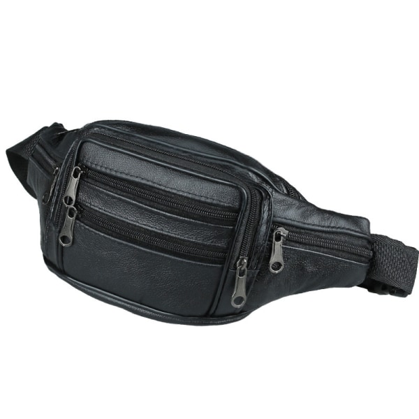 Herr Fanny Pack Midjeväska Plånbok Mode Crossbody Sling black