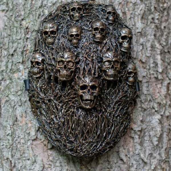 Halloween-festutrustning Mask Horror Skull Mask för vuxna