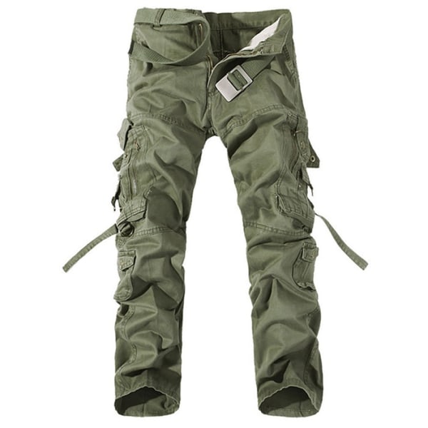 Vinter Camping Vandring Armé Cargo Byxor Lös khaki 32