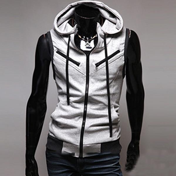 Plus Size Herr Huvtröjor Rock dark grey M