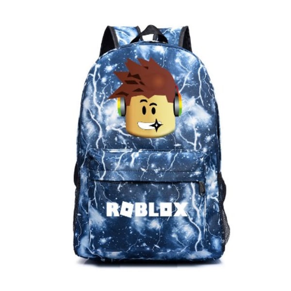 ROBLOX Ryggsäck Tonåringar Barn Skolväska Unisex Axelväska A