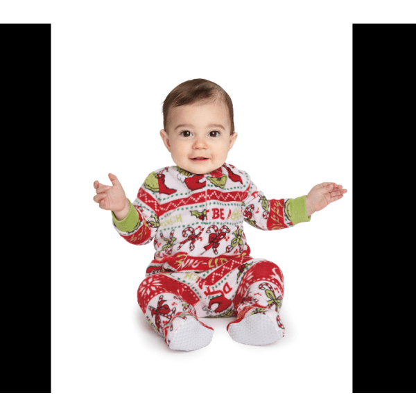 2 st familj julpyjamas brevtryckta förälder-barn set Baby 12-18M