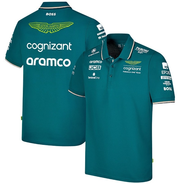 AstonMartin Cognizant F1 Herr Lifestyle Pikétröja #3 M