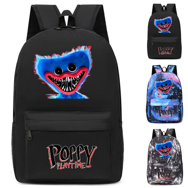 Kids Poppy Playtime Huggy Wuggy Backpack School Travel Organizer 1