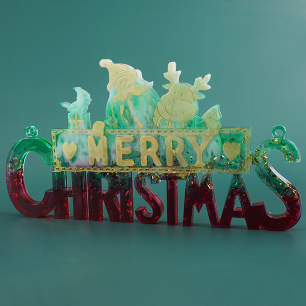 Merry Christmas Letter Form DIY Handgjord form