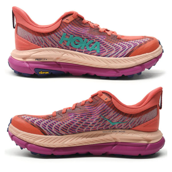 HOKA ONE ONE Mafate Speed 4 Mesh Damskor Låg Trail Sneakers Pink 40