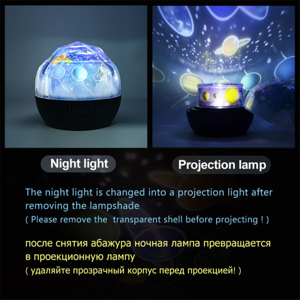 LED Galaxy Starry Night Light Projektor Party Baby Kids Lamp