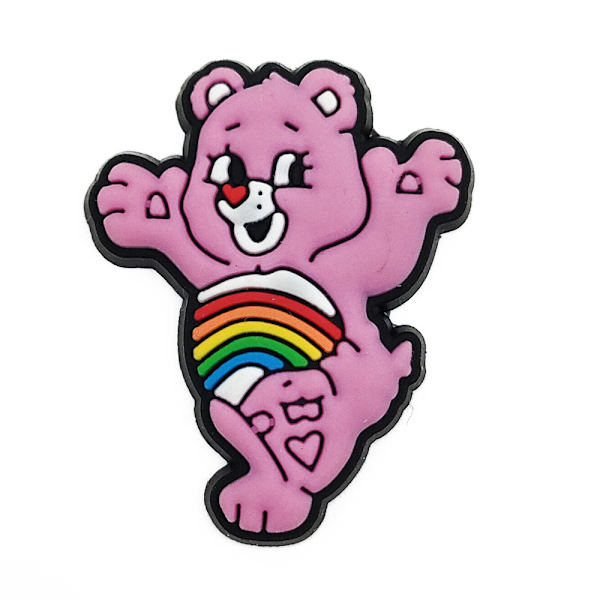 31 st Rainbow Bears Croc Charms Dekoration för Clog Sandaler Skor Tillbehör