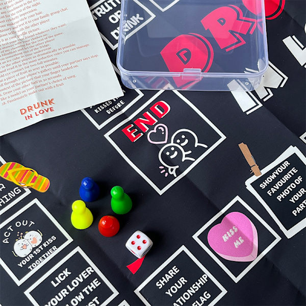 Par Vuxen Brädspel Dejt Kvällsidéer Samtal Intimitet Drickspel A