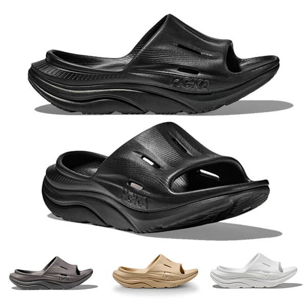 HOKA ONE ONE Unisex Ora Recovery Slide 3 Sandaler Black 44