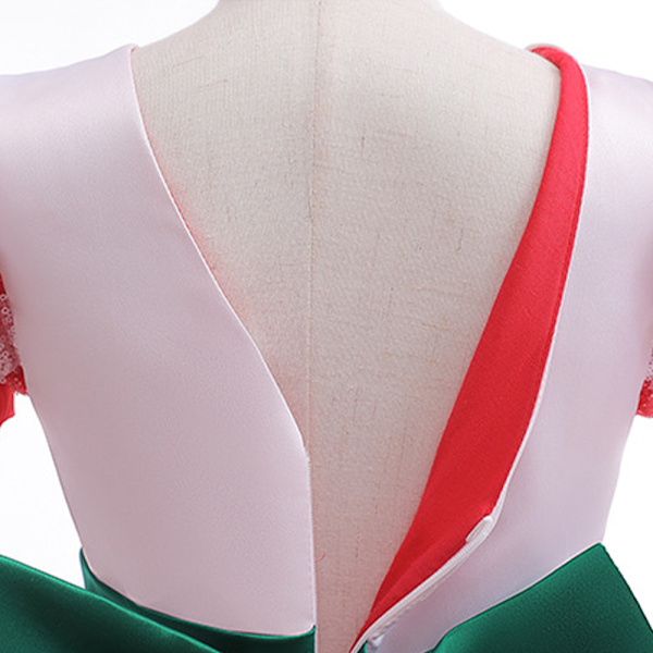 Barnprinsessklänning Julkarneval Scenkostym 110cm